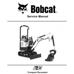 Bobcat - instrukcje napraw - schematy - DTR - service manuals - Bobcat E10